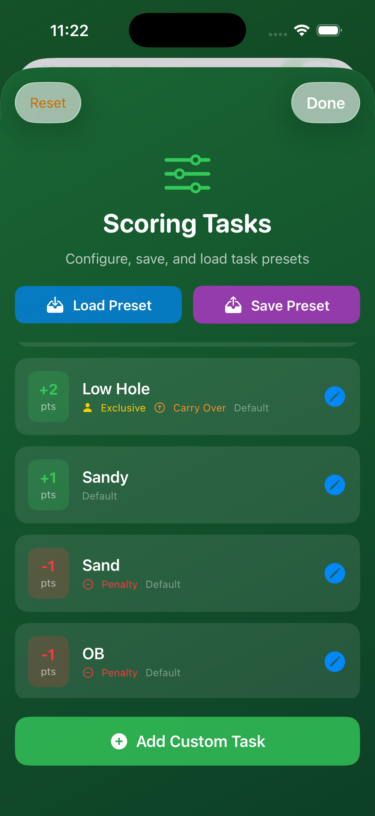 Scoring Tasks — more tasks