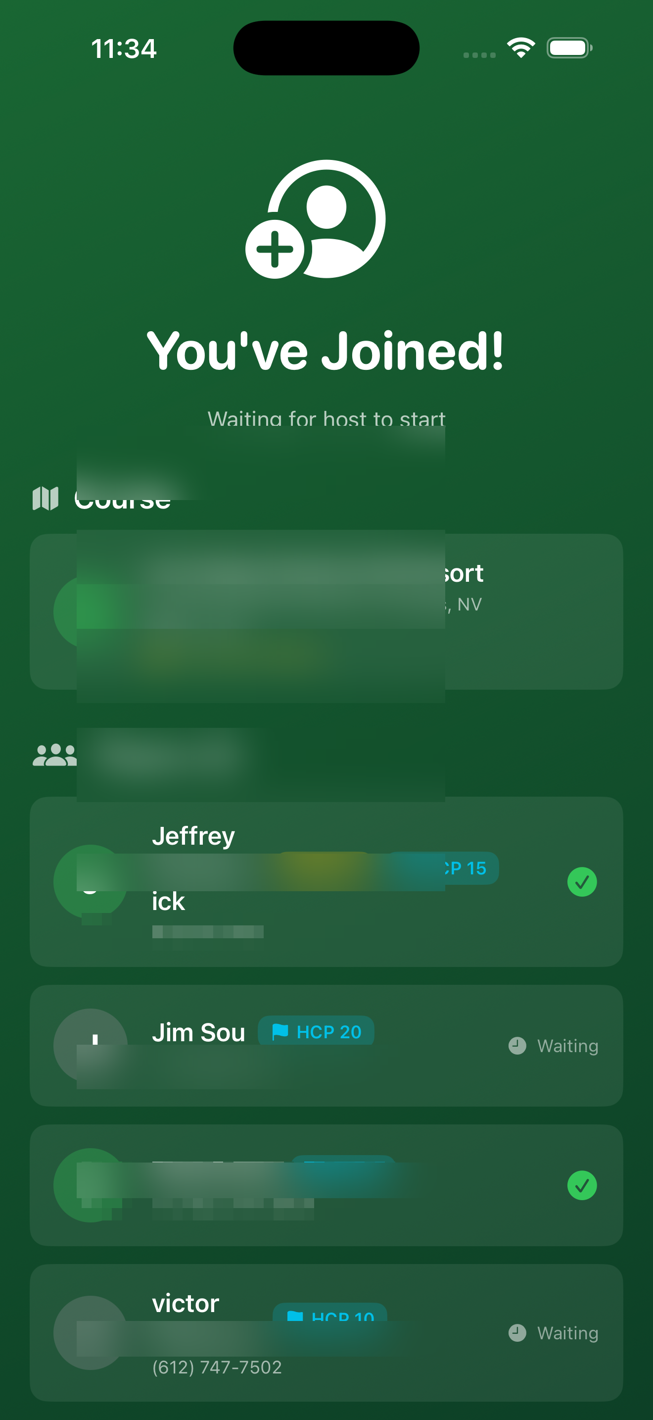 Waiting room — You've Joined!